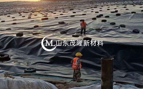 《福建武平垃圾填埋場》土工布、土工膜施工